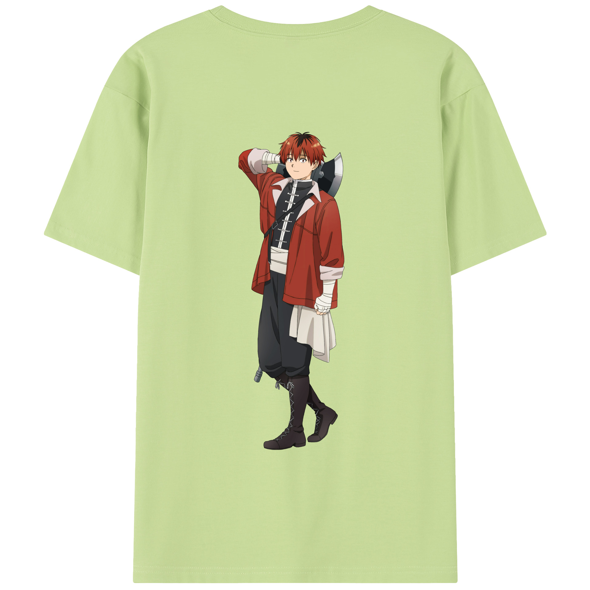（画像用） 葬送のフリーレン Frieren 綿100％半袖Tシャツ（背面プリント）